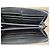Chanel Chevron Leather Zipped Wallet in Grey Black - view 6
