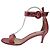 Gianvito Rossi Riemchen-Heels aus rosa Metallic-Leder Pink