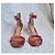 Gianvito Rossi Riemchen-Heels aus rosa Metallic-Leder Pink - Ansicht 2
