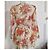 Zimmermann Playsuit de seda com estampa floral Vermelho Verde Laranja Cru Roxo - vista 4