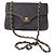 Timeless Chanel Classic Jumbo Flap Bag aus schwarzem gestepptem Leder