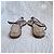 Valentino Garavani Sandali thong in pelle bronze con gioielli Bronzo - vista 5