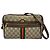 Gucci Ophidia GG Supreme Borsa a tracolla media Marrone Rosso Verde