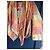 Autre Marque Monoki by Diane Goldstein Karierte Kimono-Jacke Pink Beige Orange Gelb - Ansicht 5