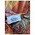Autre Marque Monoki by Diane Goldstein Karierte Kimono-Jacke Pink Beige Orange Gelb - Ansicht 8
