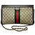Gucci Ophidia GG Supreme Portafoglio a Catena Marrone Rosso Beige Verde