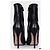 Gucci Black Leather Ankle Boots Sculptural Heel Zip Closure Size 37 Pre-owned - view 4