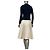 Louis Vuitton Navy & Cream Rippstrick-Kleid, FR 42 gebraucht - Ansicht 2