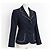 Autre Marque Day Birger et Mikkelsen Blazer de lino a rayas Negro Crudo - vista 2
