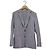 Hermès Veste rayée bleue et blanche