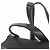 Prada Tessuto Nylon Rucksack mit Dreiecks-Logo und Leder-Nieten Schwarz - Ansicht 2
