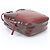 Borsa Tote Prada in pelle rossa Rosso Bordò - vista 5