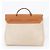 Hermès Herbag MM Bolso Tote 2-Way Beige Camello - vista 3