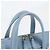 Sac à épaule 2-en-1 en cuir Balenciaga Triangle Duffle Bleu clair - Ansicht 2