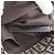 Borsa a tracolla in pelle Fendi FF Zucchino Marrone - vista 9
