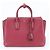 MCM Mila Leather Handbag Tote Bag Red Dark red