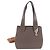 Sac cabas Loewe en cuir grisâtre