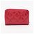 Monedero de piel Matelassé Chanel Roja - vista 2