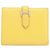 Hermès Carteira bi-fold Hermes Bearn Compact em couro Veau Epsom Amarelo