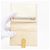 Hermès Carteira bi-fold Hermes Bearn Compact em couro Veau Epsom Amarelo - vista 3