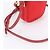 Sac à épaule en cuir et nylon Tessuto avec logo triangle Prada Rouge - vue 2
