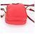Sac à épaule en cuir et nylon Tessuto avec logo triangle Prada Rouge - vue 6