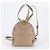 Mochila de piel Cathy Star Studded Jimmy Choo Beige - vista 3