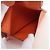 Hermès Monedero Hermes Dogon de piel Togo Naranja - vista 5