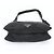 Prada Tessuto Nylon Triangle Logo Shoulder Bag Black - view 6