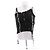 Autre Marque DION LEE Tie-Dye Tanktop Baumwolle Schwarz