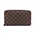 Cartera Larga Louis Vuitton Damier Zippy Organizer Castaño