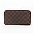 Cartera Larga Louis Vuitton Damier Zippy Organizer Castaño - vista 2