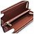 Louis Vuitton Monogram Porte Monnaie Zip Long Wallet Marrom - vista 3