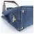 Prada Canapa Triangle Logo 2-Way Tote Bag/Shoulder Bag Blue - view 7