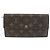 Louis Vuitton Monogram Portefeuille Sarah Long Wallet Marrom