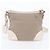 Bolso de hombro/Bolso bandolera Prada de piel y lona Castaño - vista 3