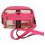 Bolsa de Ombro em Couro Gucci GG Sherry Line Rosa