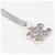 Céline Collier Triomphe Celine en strass argenté - vue 6