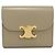 Céline Portefeuille Tri-fold Celine Beige