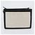 Balenciaga Navy Pochette Schultertasche aus Leder und Canvas Schwarz Roh - Ansicht 3