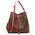 Néonoé Louis Vuitton Monogram Coquelicot Red NeoNoe MM Schultertasche Braun Rot