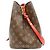 Néonoé Louis Vuitton Monogram Coquelicot Red NeoNoe MM Schultertasche Braun Rot - Ansicht 2