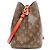 Néonoé Louis Vuitton Monogram Coquelicot Red NeoNoe MM Schultertasche Braun Rot - Ansicht 4