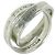 Autre Marque Anello Tiffany Vintage Interlocking Argento