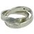 Autre Marque Anello Tiffany Vintage Interlocking Argento - vista 4