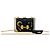 Prada Cahier Studded Logo Hardware Mini Pouch Black