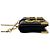 Prada Cahier Studded Logo Hardware Mini Pouch Black - view 5