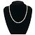 Autre Marque Tiffany Twist Rope Halskette Silber Golden - Ansicht 2