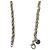 Autre Marque Tiffany Twist Rope Halskette Silber Golden - Ansicht 5