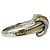 Autre Marque Anel Tiffany Vintage Signature Band Prata Dourado - vista 5